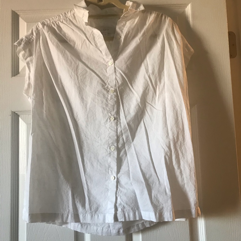 Simple White Blouse